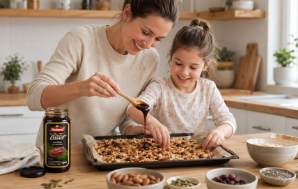 Hurma Özü ile Ev Yapımı Granola