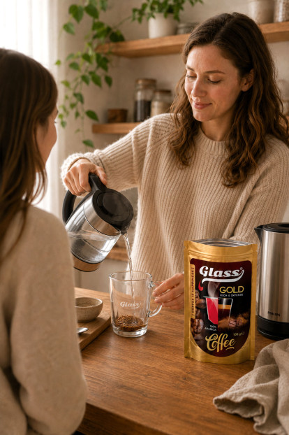 Glass Coffee Gold 100 gr.